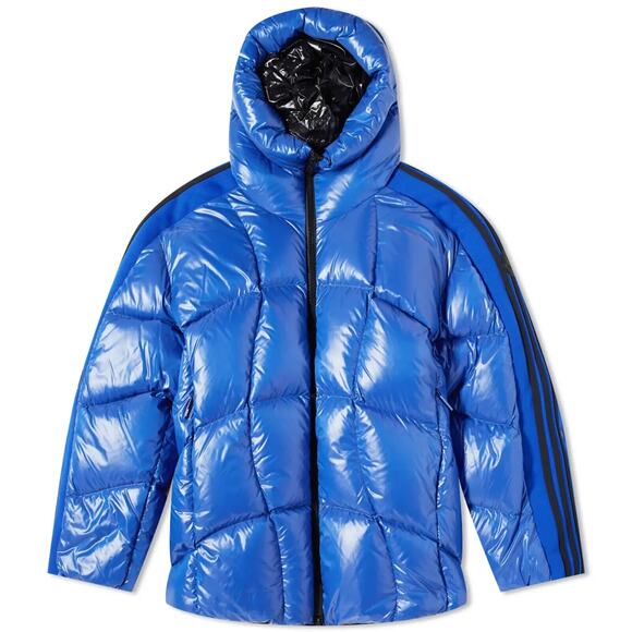 Moncler Other - Moncler x Adidas Beiser Down Jacket Men's 3/ L Blue Hooded Full Zip NWT $2075